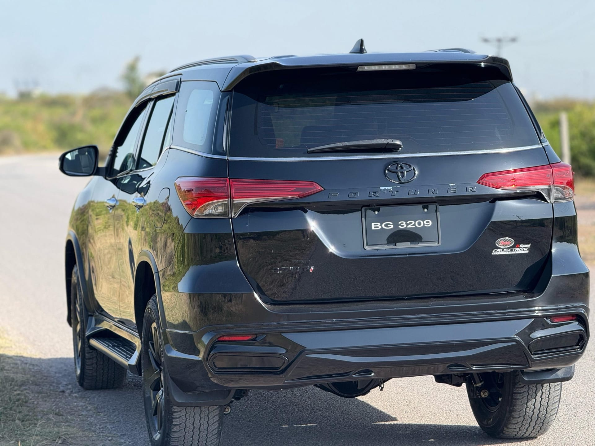 Toyota fortuner backside